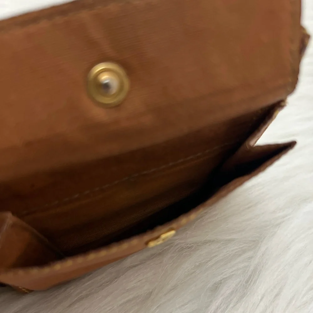 ALVIERO MARTINI - PRIMA 1A CLASSE BROWN TAN BLACK BIFOLD WALLET